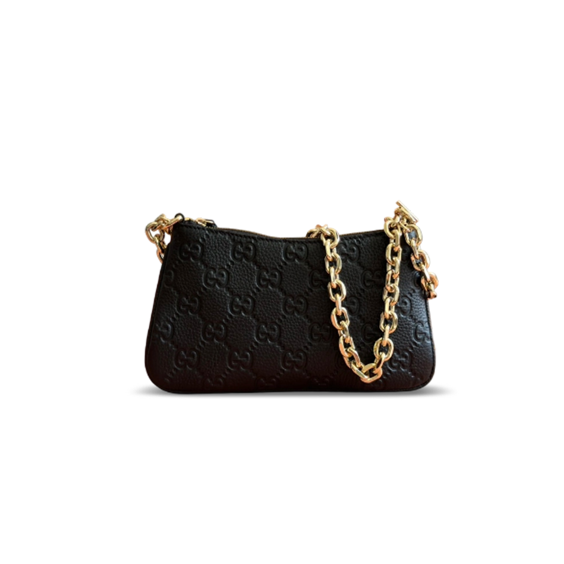 GUCCI GG EMBLEM SUPER MINI BAG 815278 (23*12*2cm)